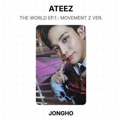 ATEEZ THE WORLD EP.1 : MOVEMENT Z VER. Official Photocard