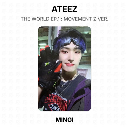 ATEEZ THE WORLD EP.1 : MOVEMENT Z VER. Official Photocard