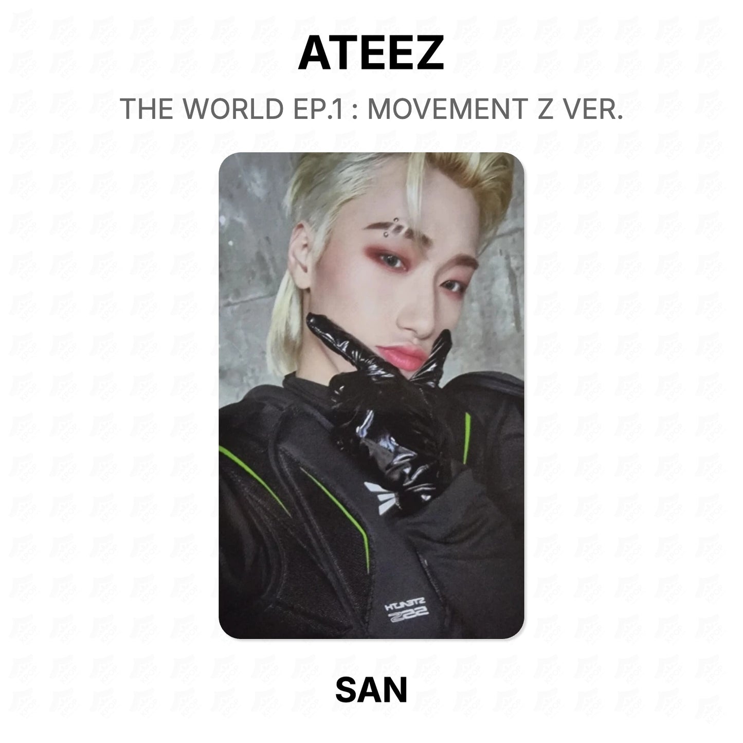 ATEEZ THE WORLD EP.1 : MOVEMENT Z VER. Official Photocard