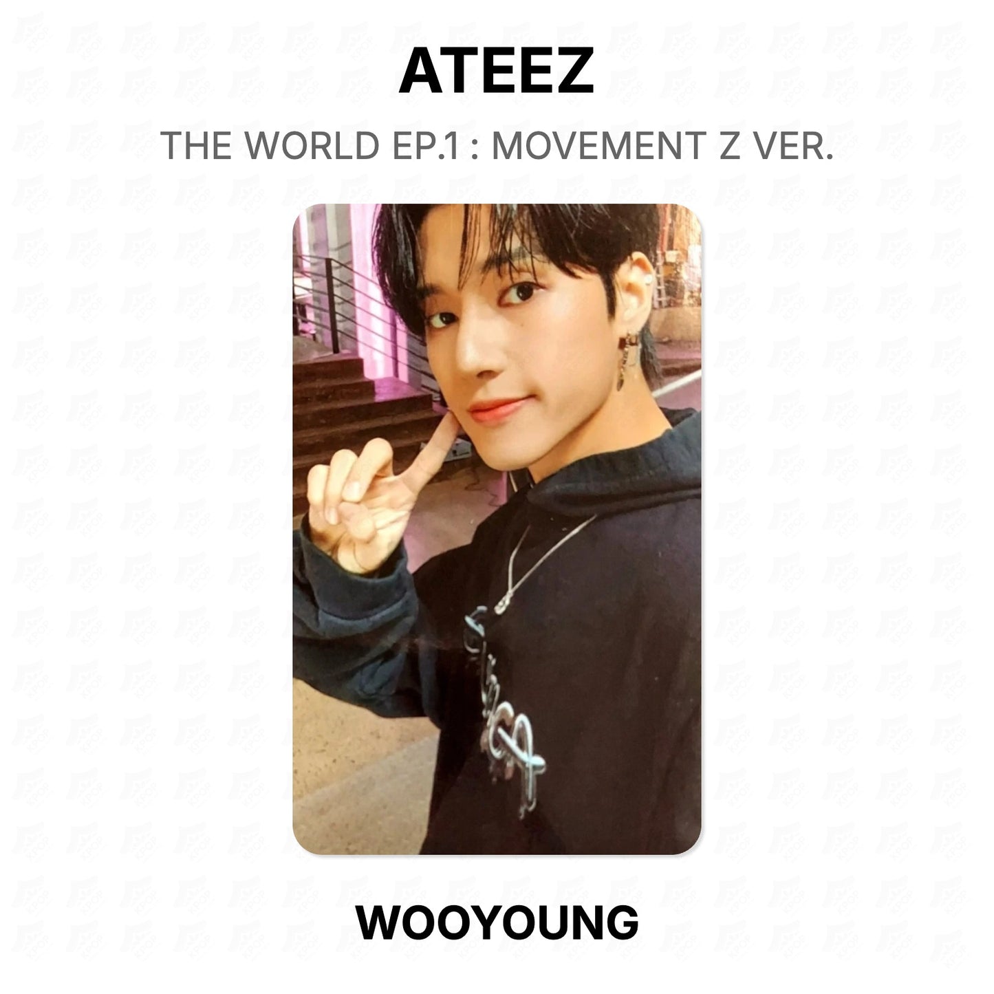 ATEEZ THE WORLD EP.1 : MOVEMENT Z VER. Official Photocard