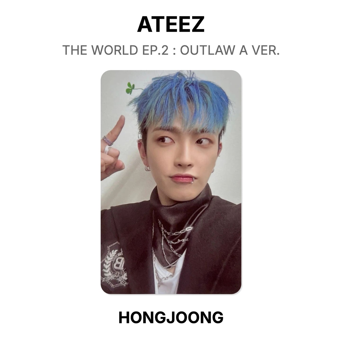 ATEEZ THE WORLD EP.2 : OUTLAW A VER. โฟโต้การ์ดของแท้