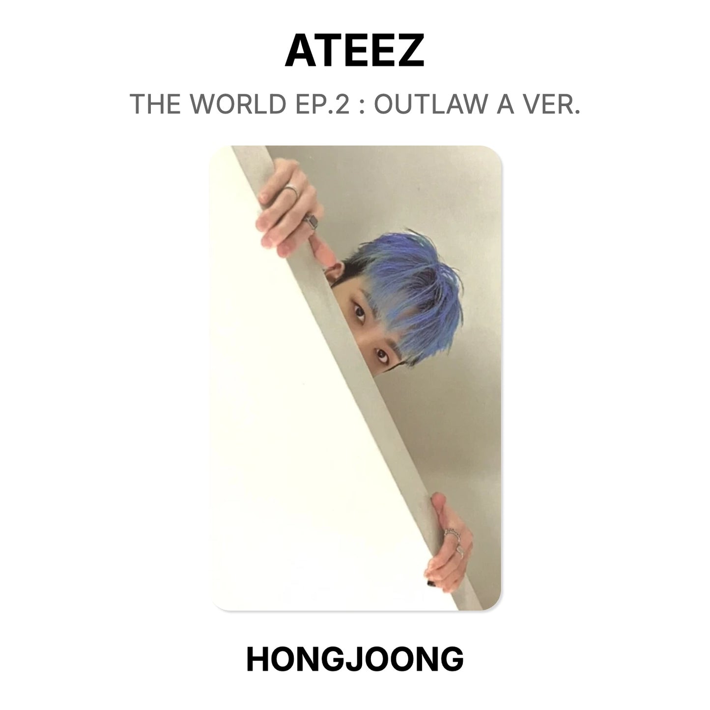 ATEEZ THE WORLD EP.2 : OUTLAW A VER. โฟโต้การ์ดของแท้