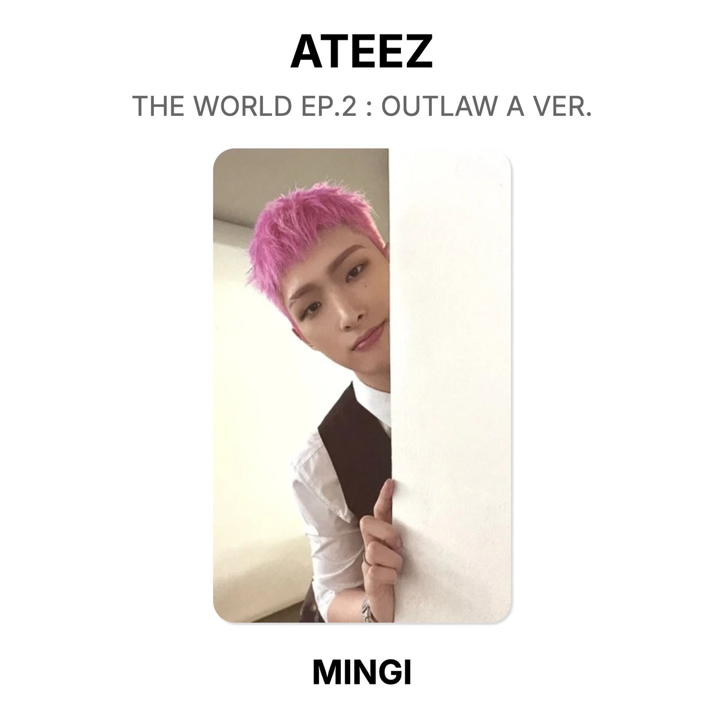 ATEEZ THE WORLD EP.2 : OUTLAW A VER. โฟโต้การ์ดของแท้