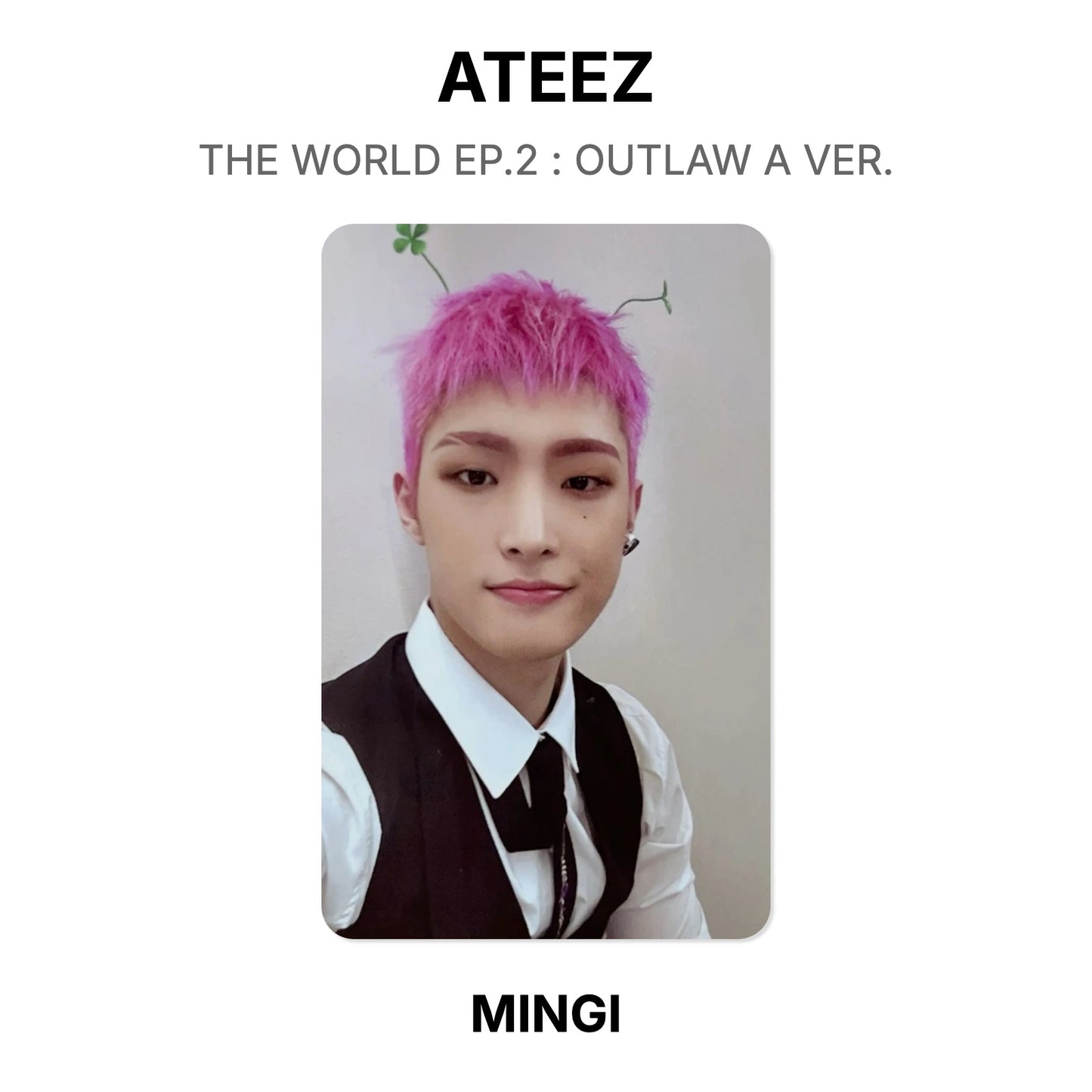 ATEEZ THE WORLD EP.2 : OUTLAW A VER. โฟโต้การ์ดของแท้