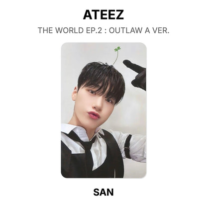 ATEEZ THE WORLD EP.2 : OUTLAW A VER. โฟโต้การ์ดของแท้