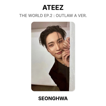ATEEZ THE WORLD EP.2 : OUTLAW A VER. โฟโต้การ์ดของแท้