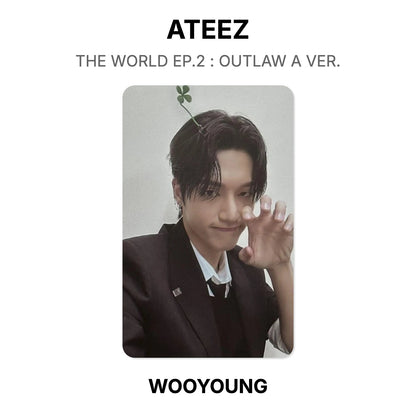 ATEEZ THE WORLD EP.2 : OUTLAW A VER. โฟโต้การ์ดของแท้