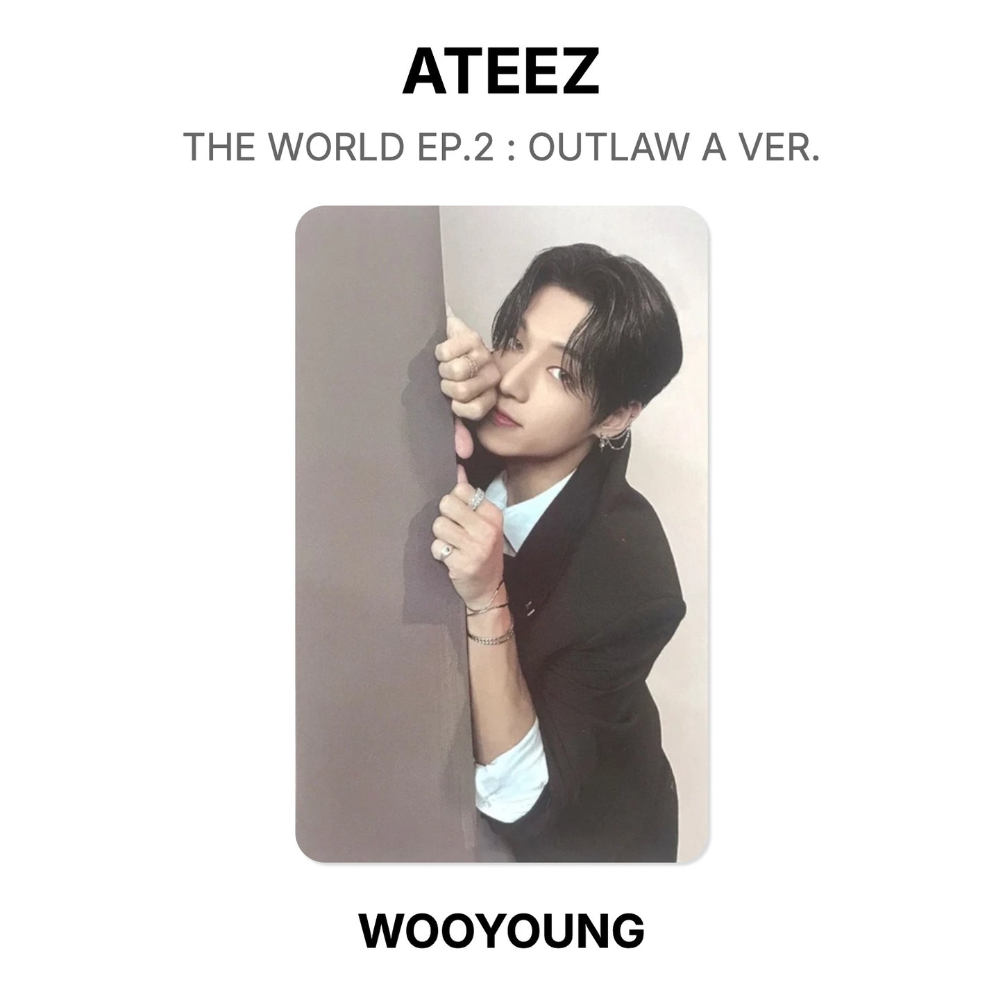 ATEEZ THE WORLD EP.2 : OUTLAW A VER. โฟโต้การ์ดของแท้