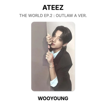 ATEEZ THE WORLD EP.2 : OUTLAW A VER. โฟโต้การ์ดของแท้