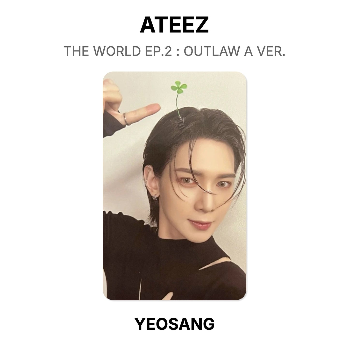 ATEEZ THE WORLD EP.2 : OUTLAW A VER. โฟโต้การ์ดของแท้