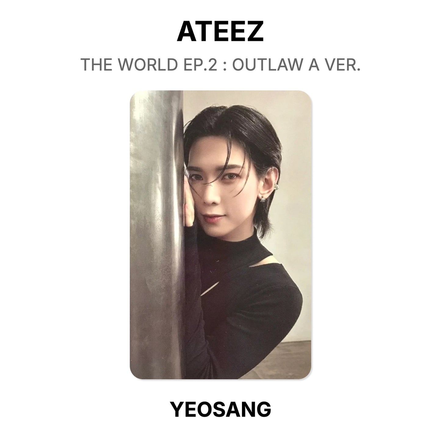 ATEEZ THE WORLD EP.2 : OUTLAW A VER. โฟโต้การ์ดของแท้