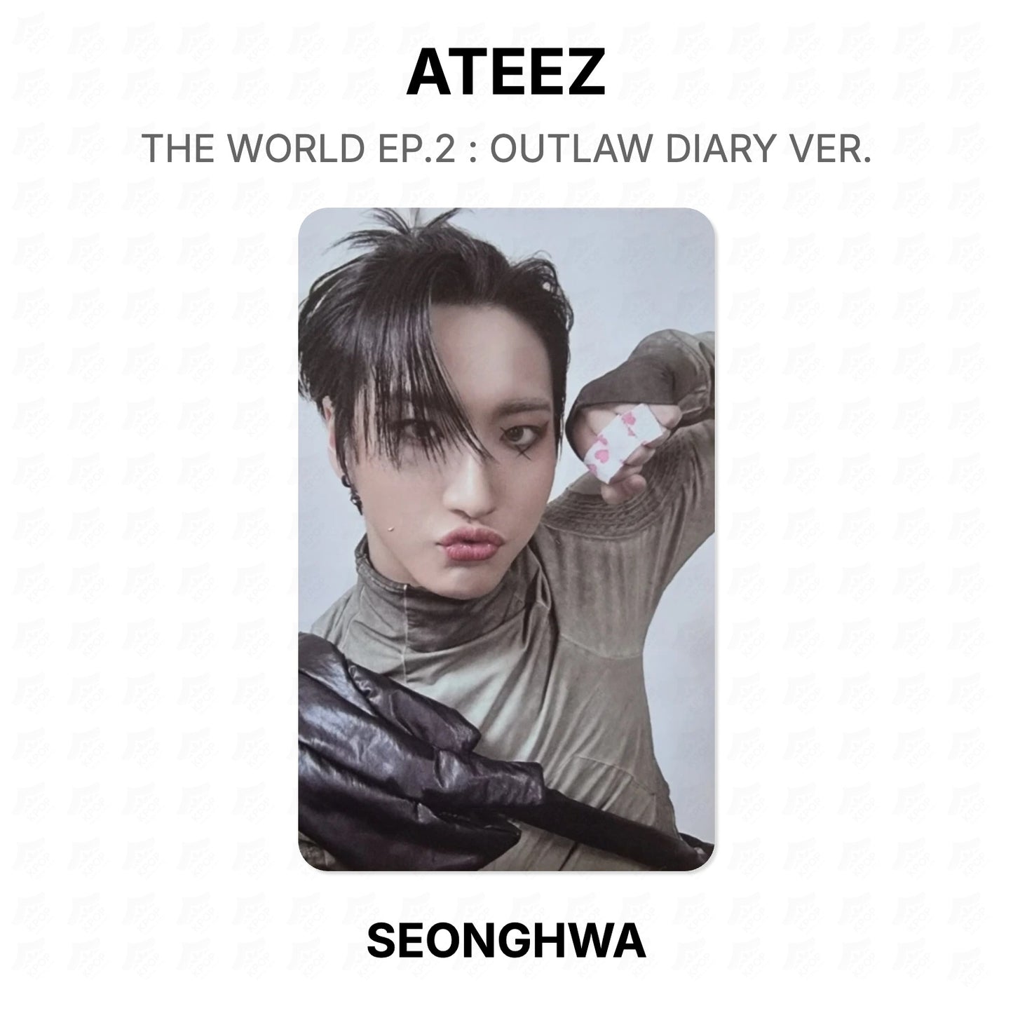 ATEEZ THE WORLD EP.2 : OUTLAW DIARY VER. Official Photocard