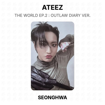 ATEEZ THE WORLD EP.2 : OUTLAW DIARY VER. Official Photocard