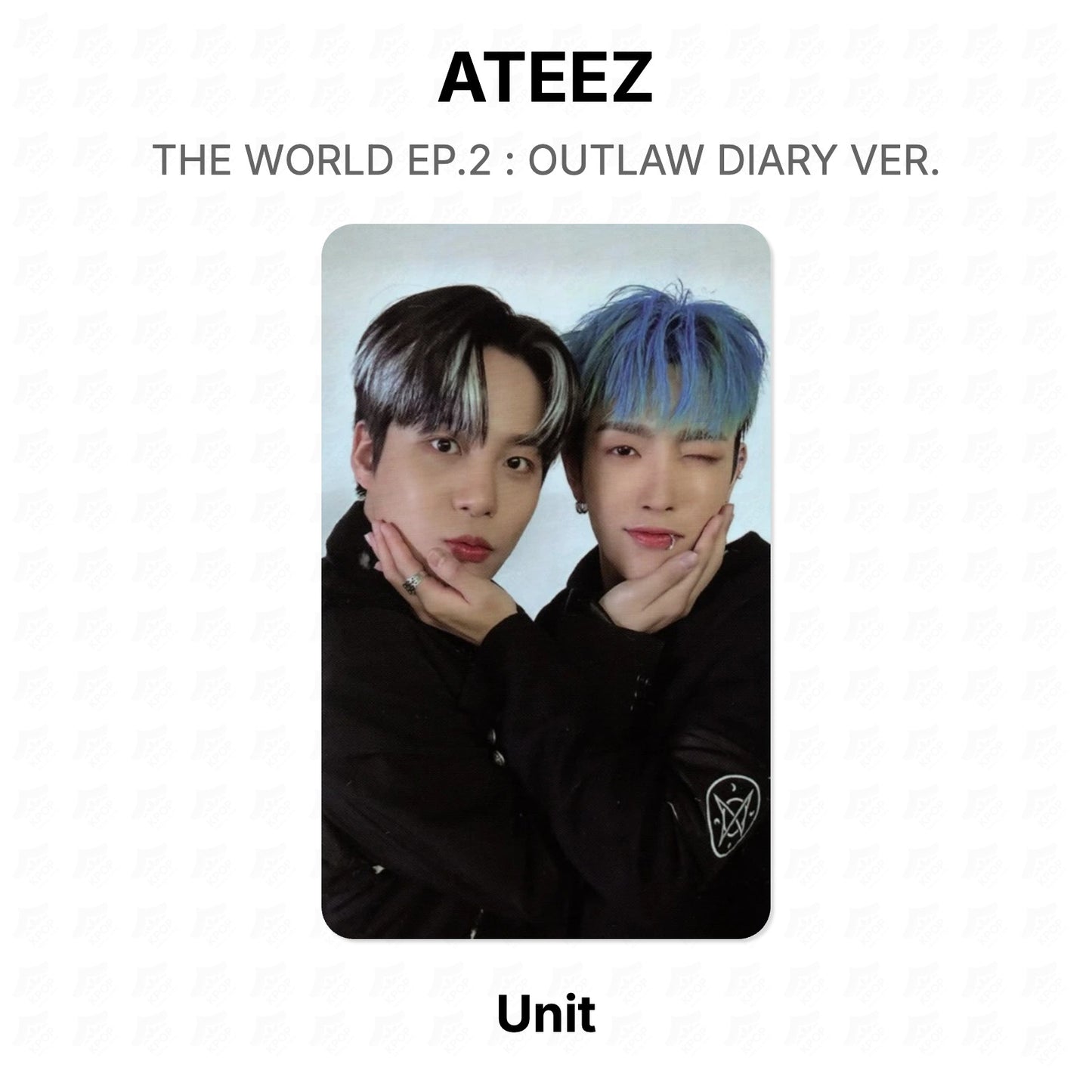 ATEEZ THE WORLD EP.2 : OUTLAW DIARY VER. Official Photocard
