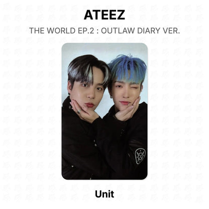 ATEEZ THE WORLD EP.2 : OUTLAW DIARY VER. Official Photocard