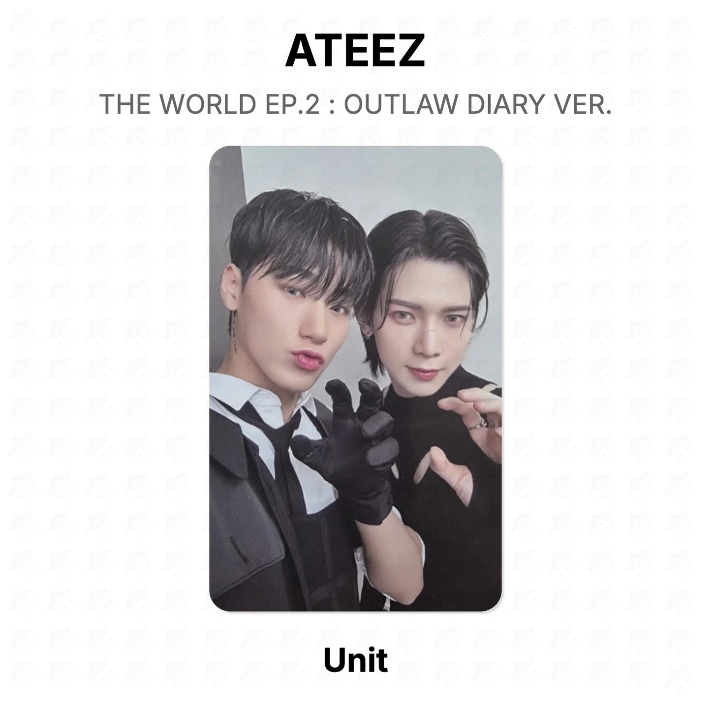 ATEEZ THE WORLD EP.2 : OUTLAW DIARY VER. Official Photocard