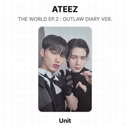 ATEEZ THE WORLD EP.2 : OUTLAW DIARY VER. Official Photocard