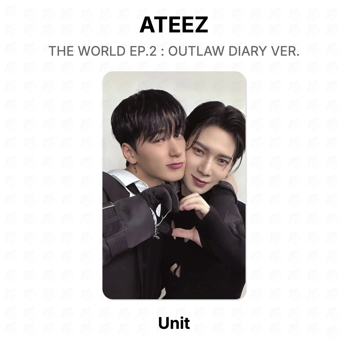 ATEEZ THE WORLD EP.2 : OUTLAW DIARY VER. Official Photocard