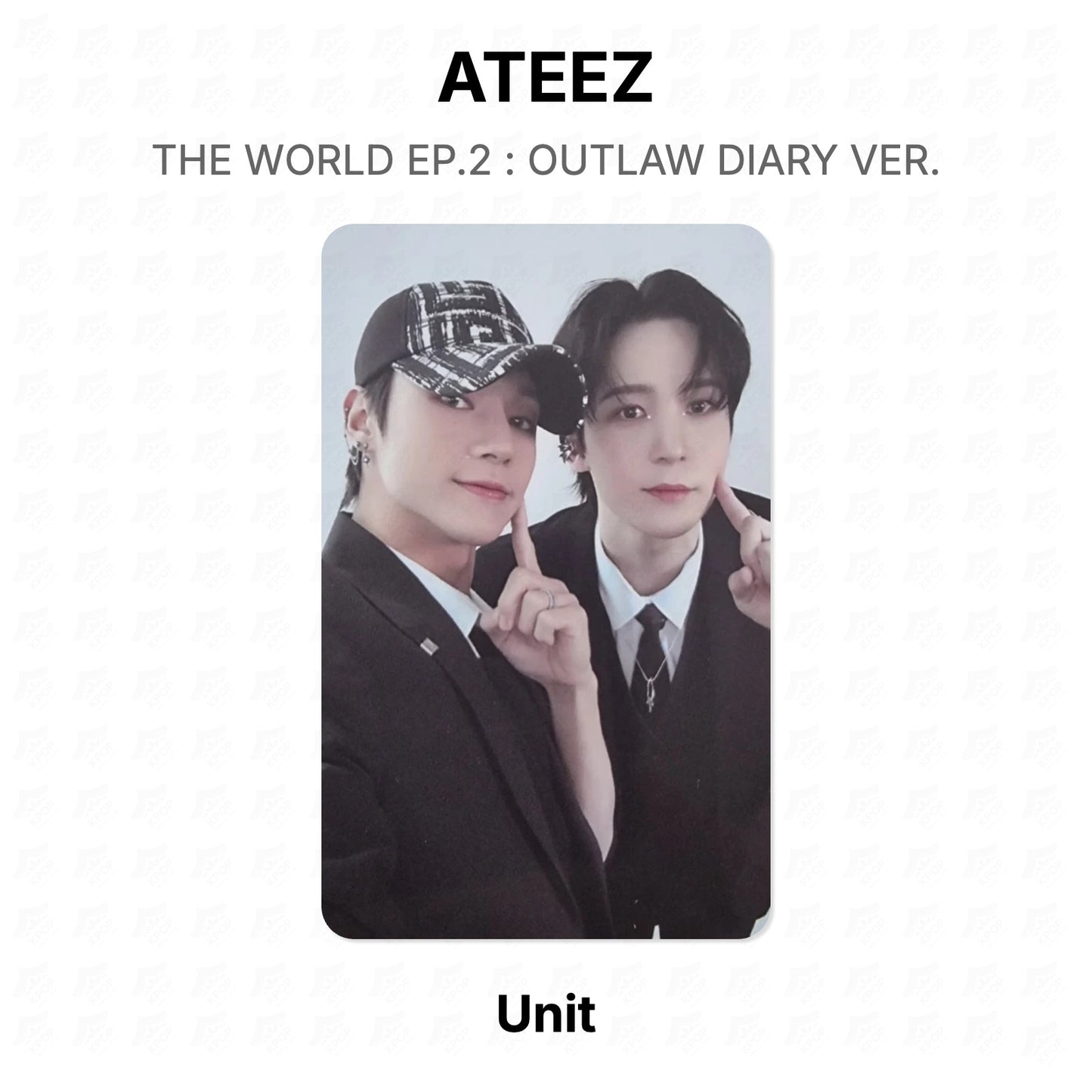 ATEEZ THE WORLD EP.2 : OUTLAW DIARY VER. Official Photocard