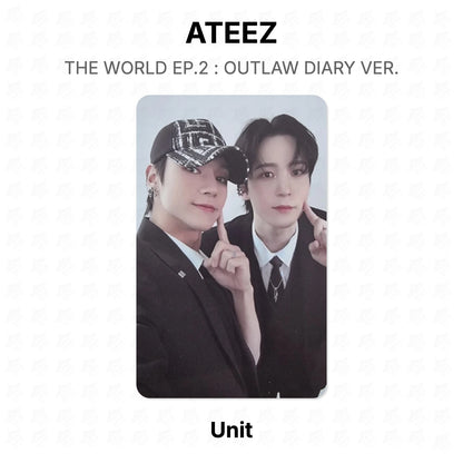 ATEEZ THE WORLD EP.2 : OUTLAW DIARY VER. Official Photocard