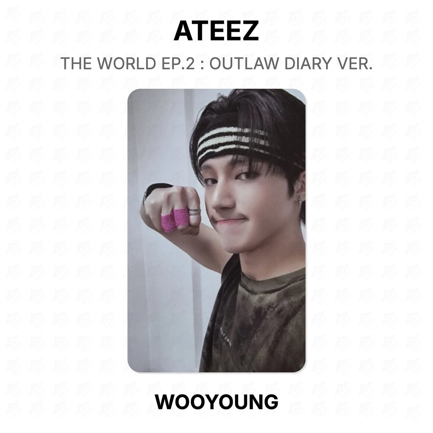 ATEEZ THE WORLD EP.2 : OUTLAW DIARY VER. Official Photocard