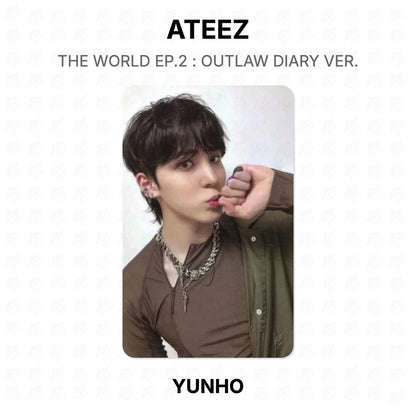 ATEEZ THE WORLD EP.2 : OUTLAW DIARY VER. Official Photocard