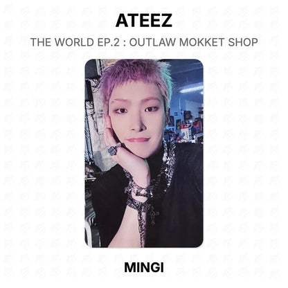 ATEEZ THE WORLD EP.2 : OUTLAW MOKKET SHOP Official Photocard