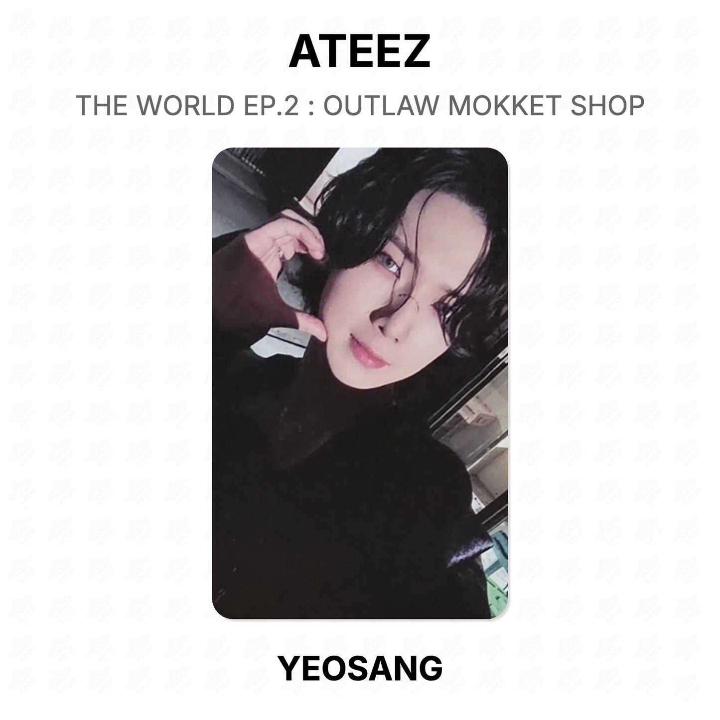 ATEEZ THE WORLD EP.2 : OUTLAW MOKKET SHOP Official Photocard