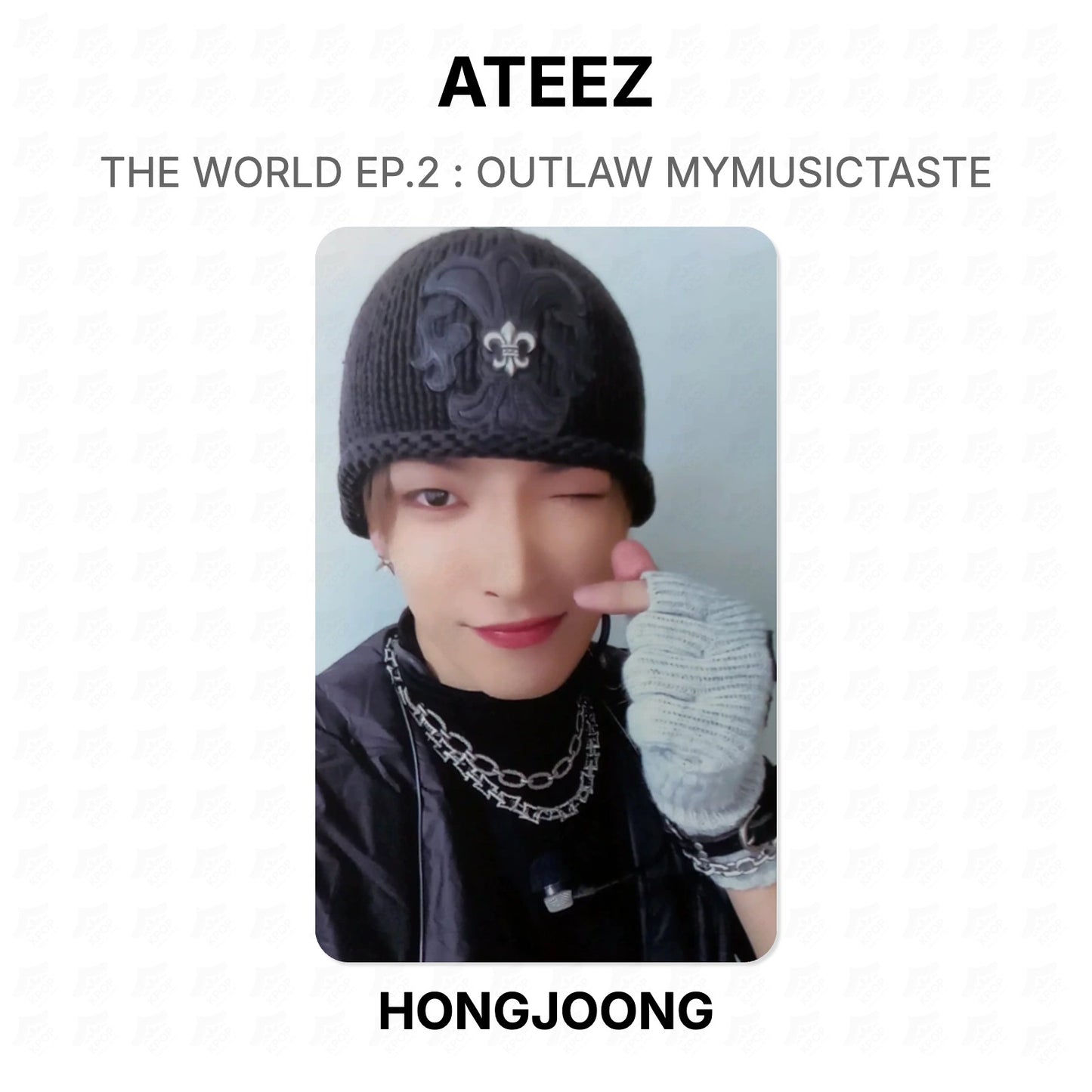 ATEEZ THE WORLD EP.2 : OUTLAW MYMUSICTASTE Official Photocard