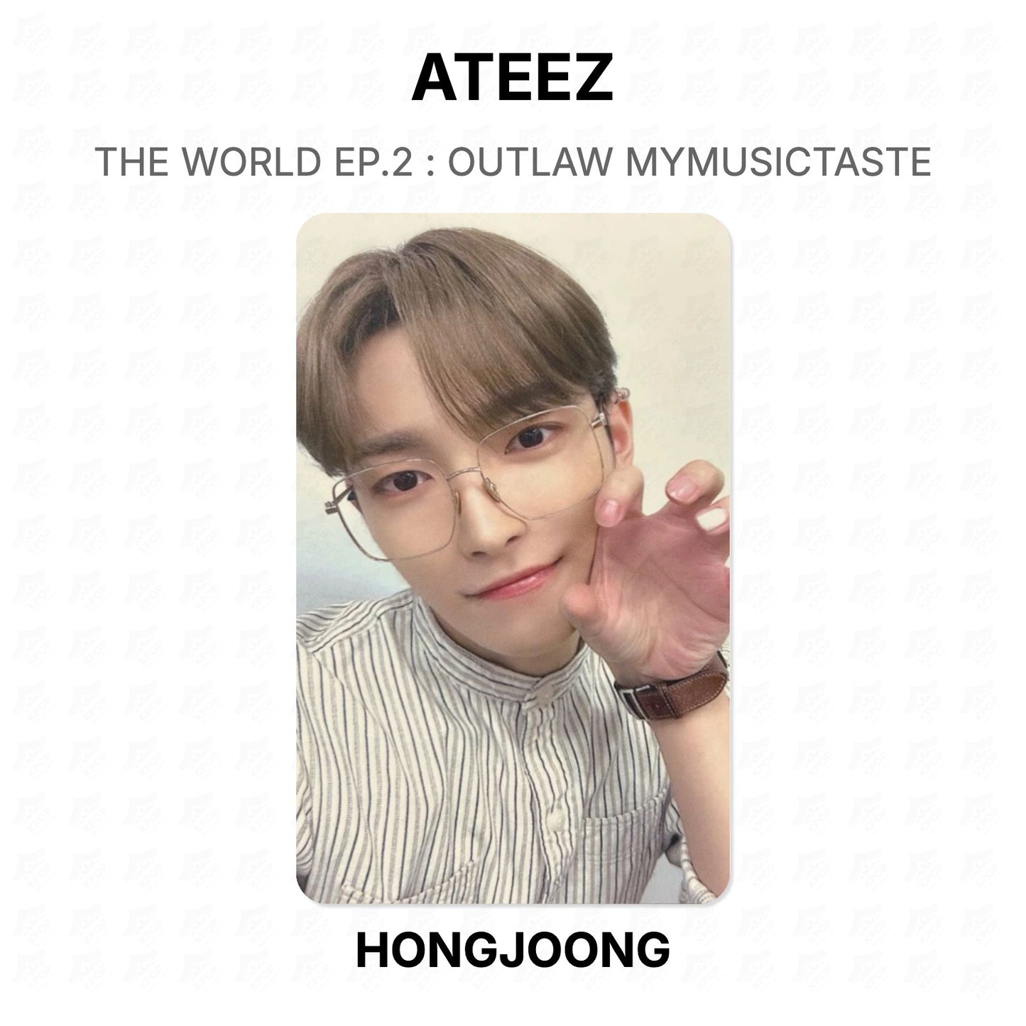 ATEEZ THE WORLD EP.2 : OUTLAW MYMUSICTASTE Official Photocard