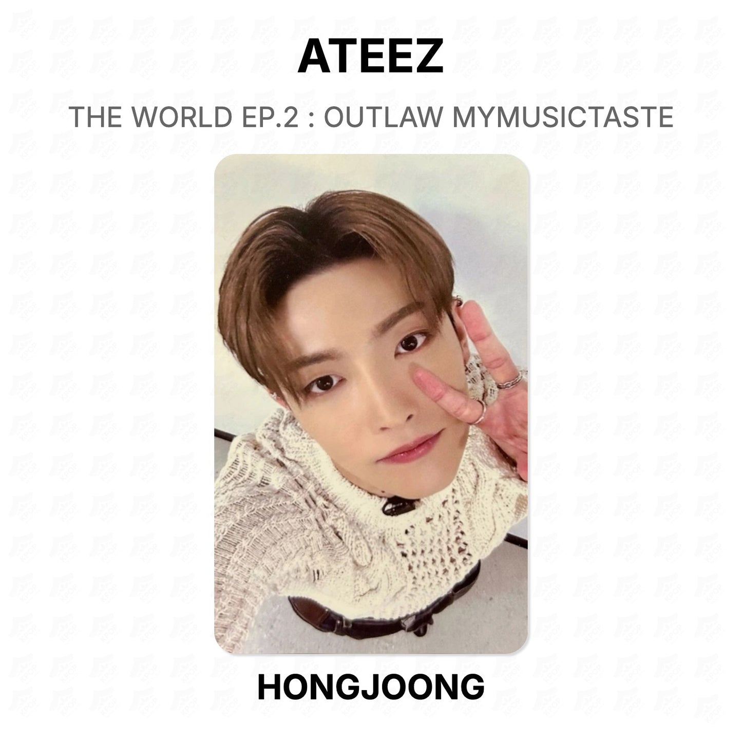 ATEEZ THE WORLD EP.2 : OUTLAW MYMUSICTASTE Official Photocard