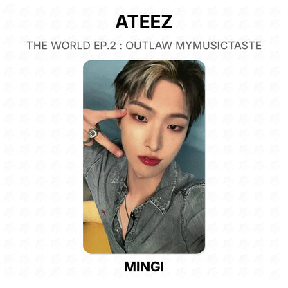 ATEEZ THE WORLD EP.2 : OUTLAW MYMUSICTASTE Official Photocard