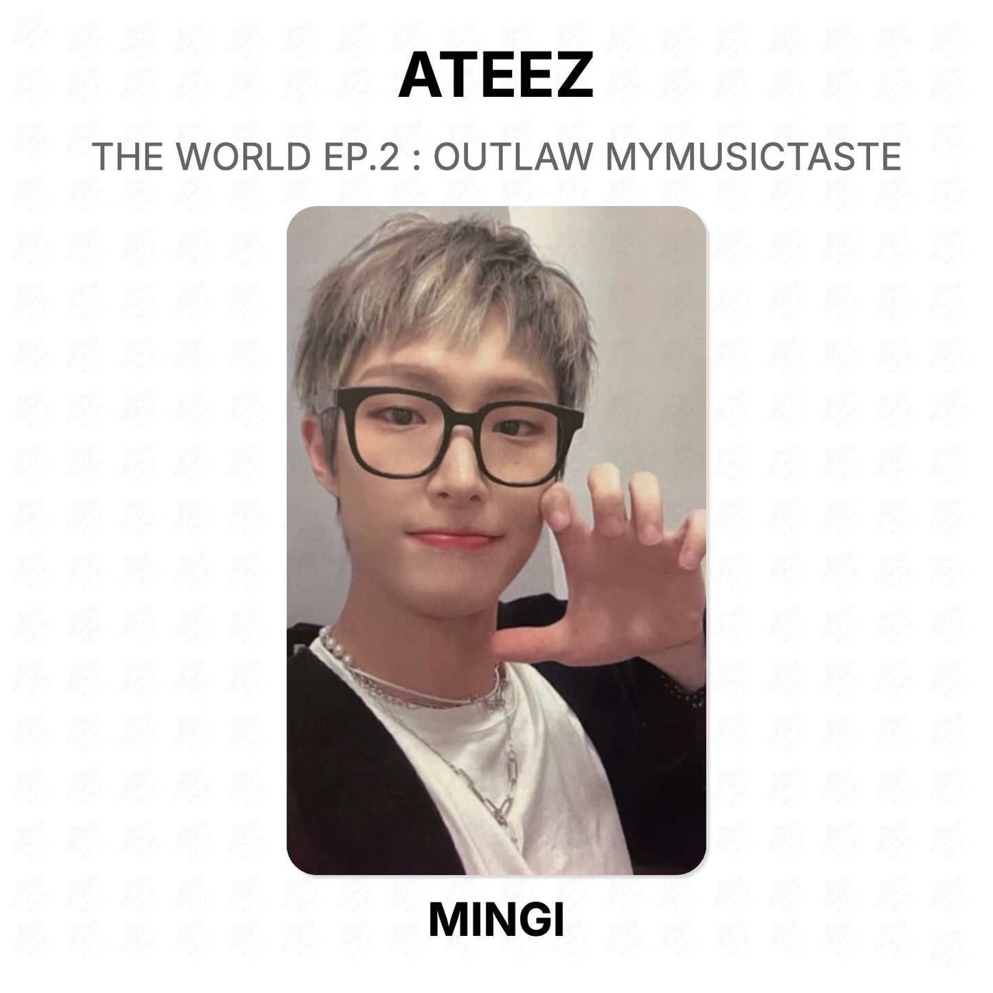 ATEEZ THE WORLD EP.2 : OUTLAW MYMUSICTASTE Official Photocard