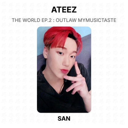 ATEEZ THE WORLD EP.2 : OUTLAW MYMUSICTASTE Official Photocard