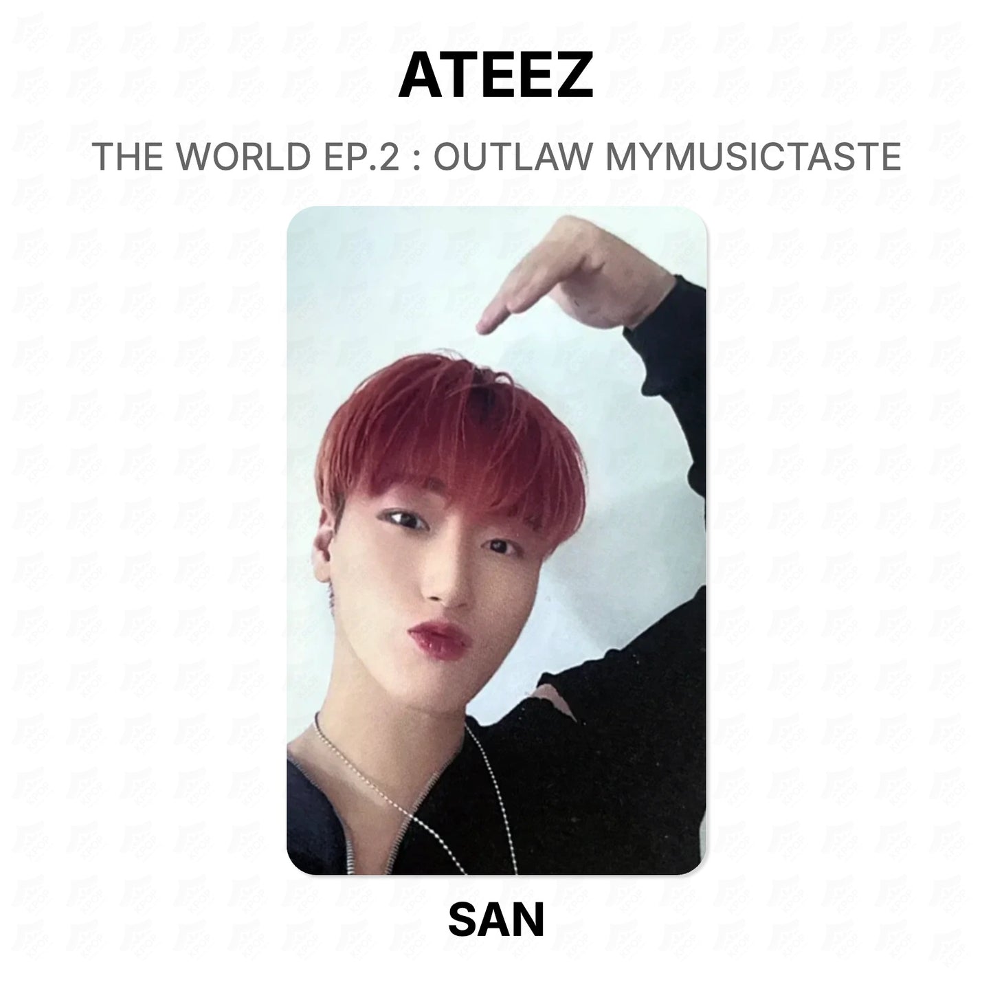 ATEEZ THE WORLD EP.2 : OUTLAW MYMUSICTASTE Official Photocard