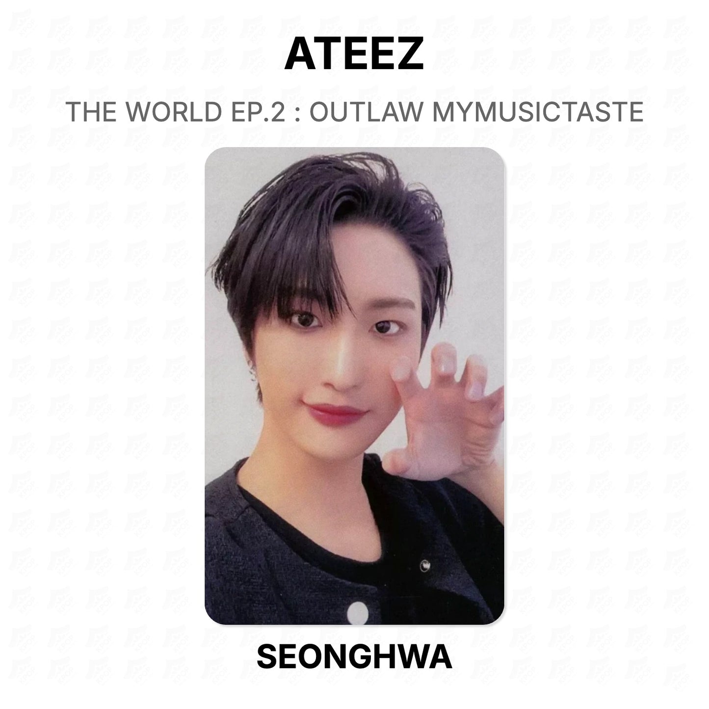 ATEEZ THE WORLD EP.2 : OUTLAW MYMUSICTASTE Official Photocard