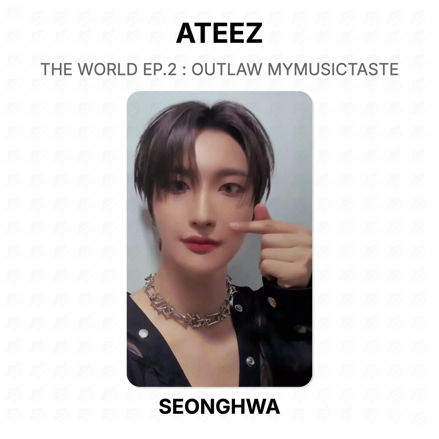 ATEEZ THE WORLD EP.2 : OUTLAW MYMUSICTASTE Official Photocard