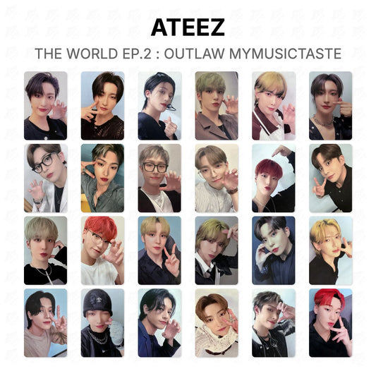 ATEEZ THE WORLD EP.2 : OUTLAW MYMUSICTASTE Official Photocard