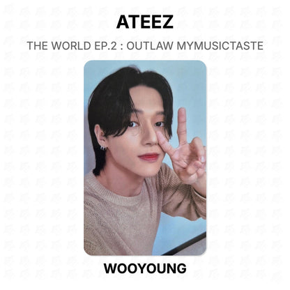 ATEEZ THE WORLD EP.2 : OUTLAW MYMUSICTASTE Official Photocard