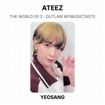 ATEEZ THE WORLD EP.2 : OUTLAW MYMUSICTASTE Official Photocard