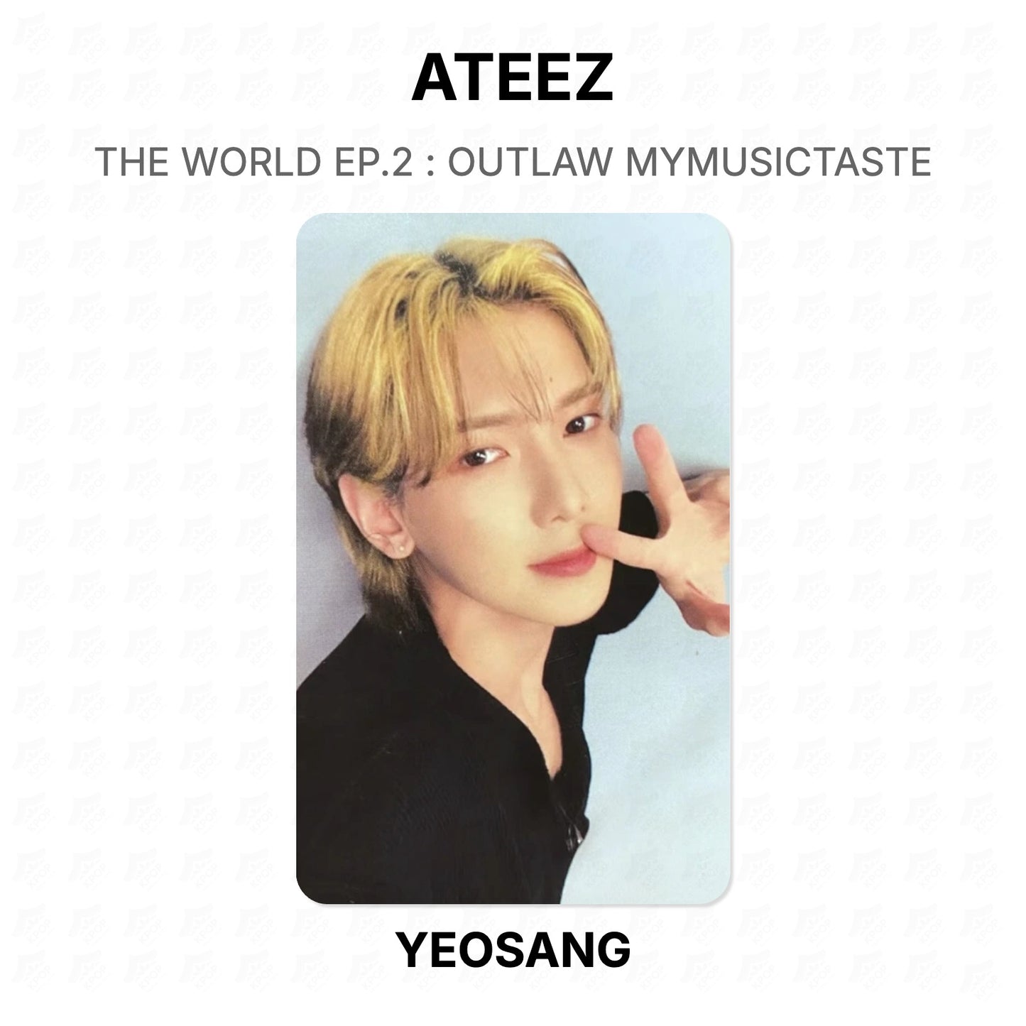 ATEEZ THE WORLD EP.2 : OUTLAW MYMUSICTASTE Official Photocard