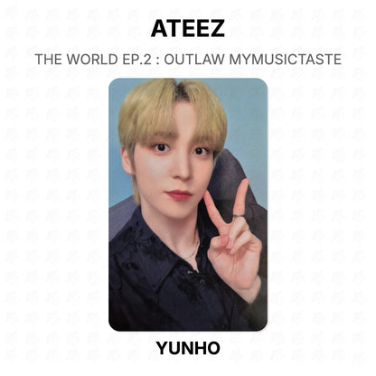 ATEEZ THE WORLD EP.2 : OUTLAW MYMUSICTASTE Official Photocard