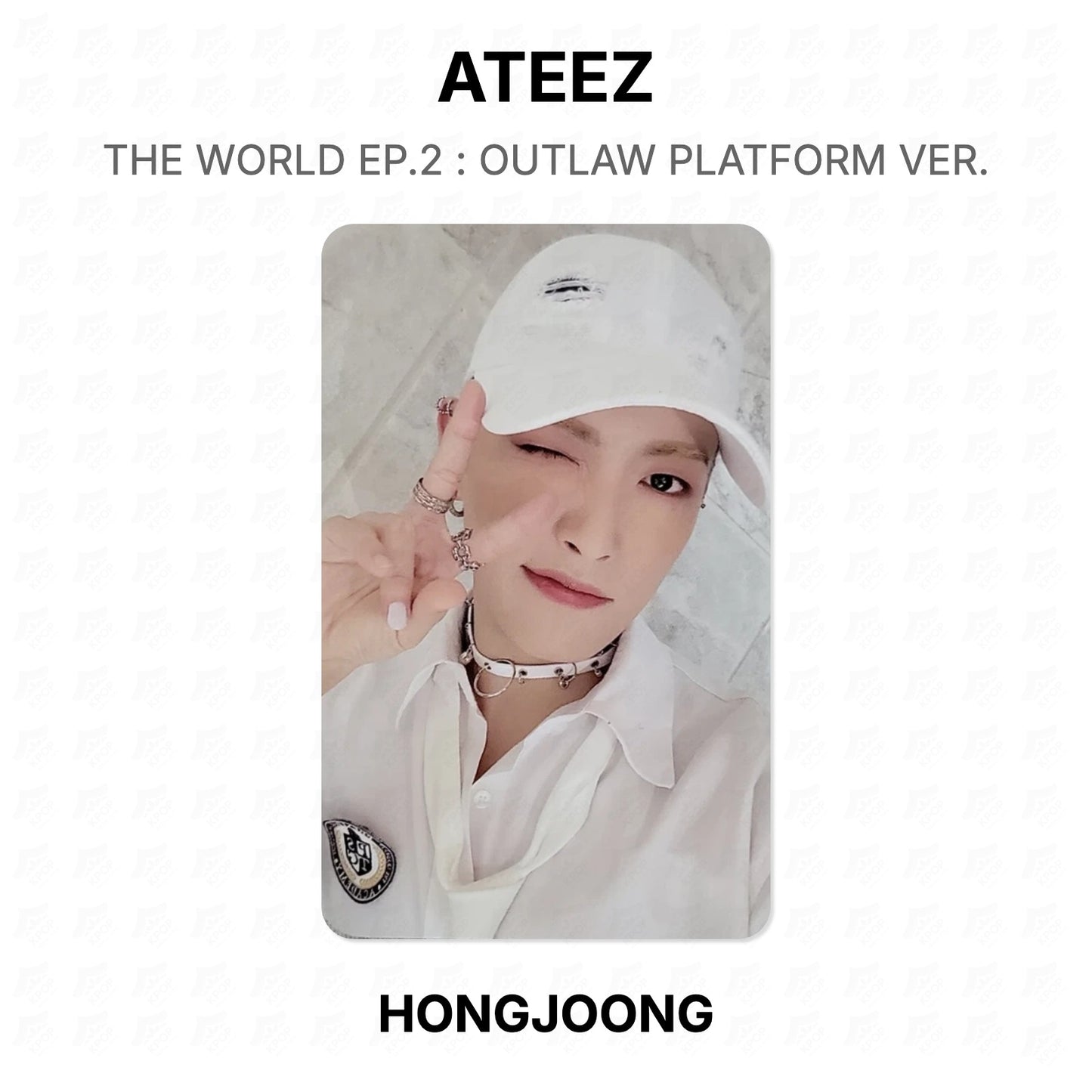 ATEEZ THE WORLD EP.2 : OUTLAW PLATFORM VER. Official Photocard