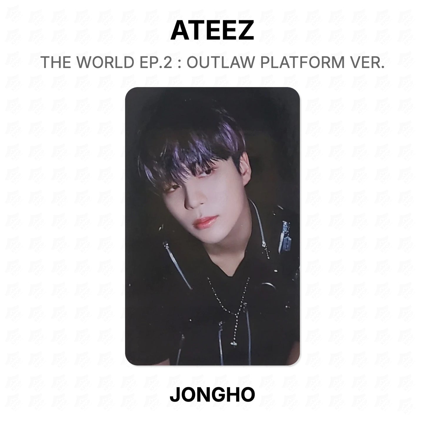 ATEEZ THE WORLD EP.2 : OUTLAW PLATFORM VER. Official Photocard