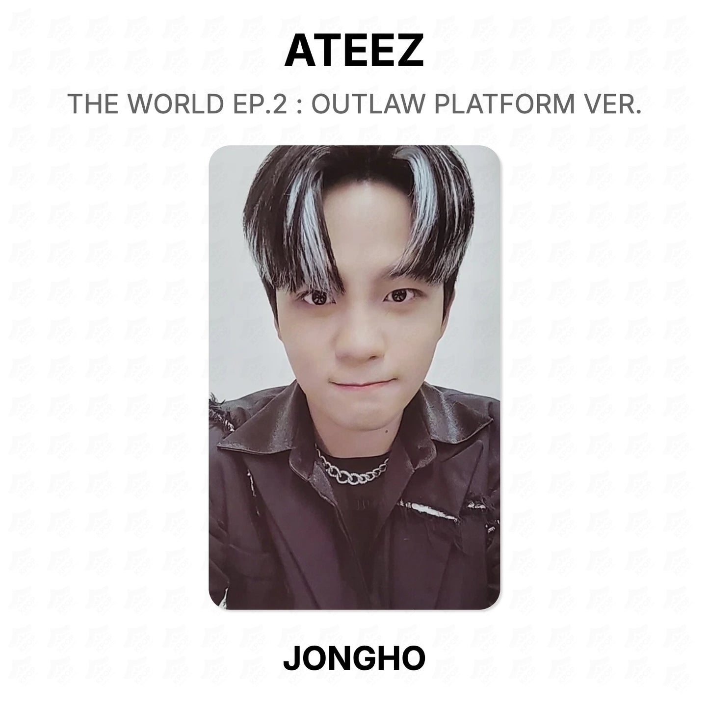 ATEEZ THE WORLD EP.2 : OUTLAW PLATFORM VER. Official Photocard