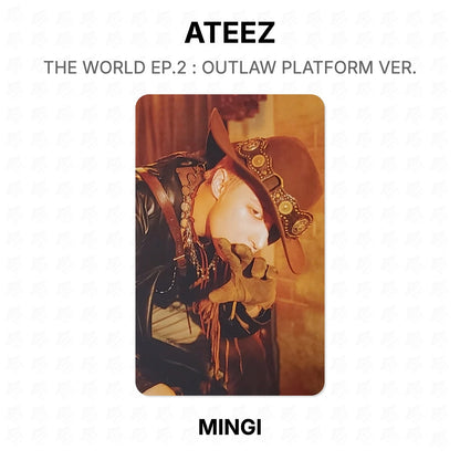 ATEEZ THE WORLD EP.2 : OUTLAW PLATFORM VER. Official Photocard