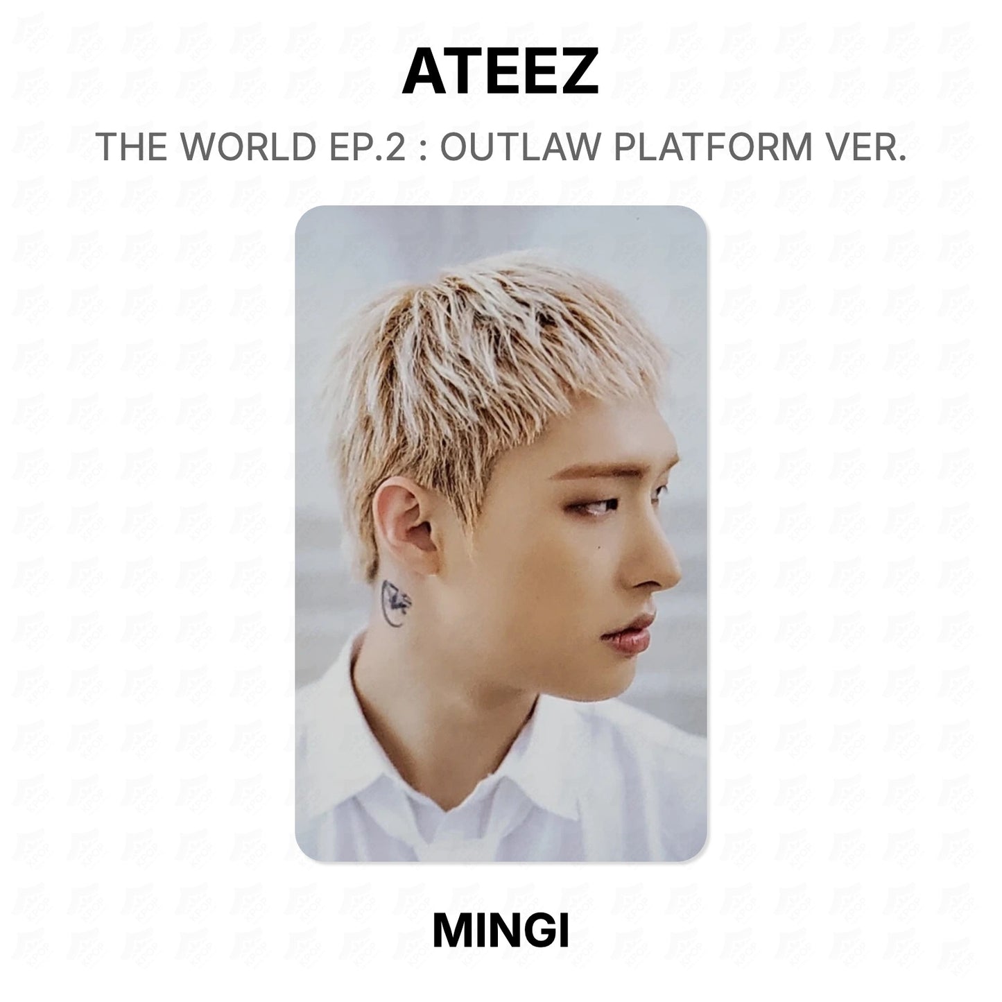 ATEEZ THE WORLD EP.2 : OUTLAW PLATFORM VER. Official Photocard