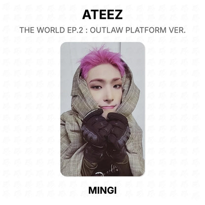ATEEZ THE WORLD EP.2 : OUTLAW PLATFORM VER. Official Photocard