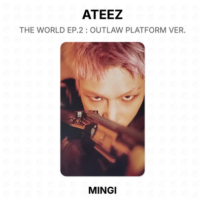 ATEEZ THE WORLD EP.2 : OUTLAW PLATFORM VER. Official Photocard