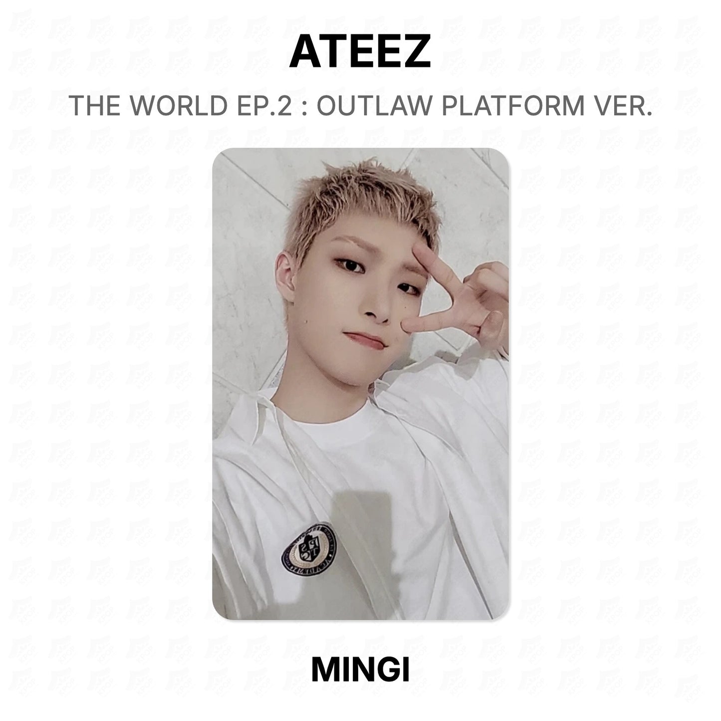 ATEEZ THE WORLD EP.2 : OUTLAW PLATFORM VER. Official Photocard